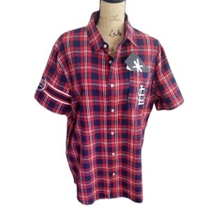 St Louis Cardinals NWT XL Button Down Flannel  Shirt License By Klew